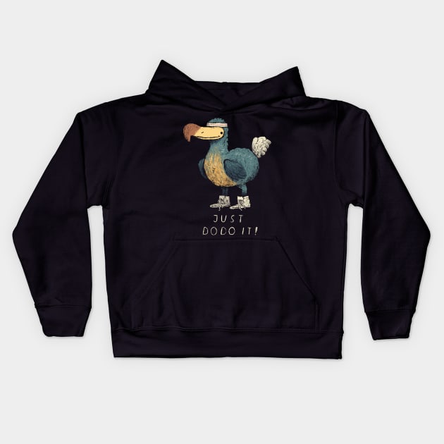 just dodo it Kids Hoodie by Louisros